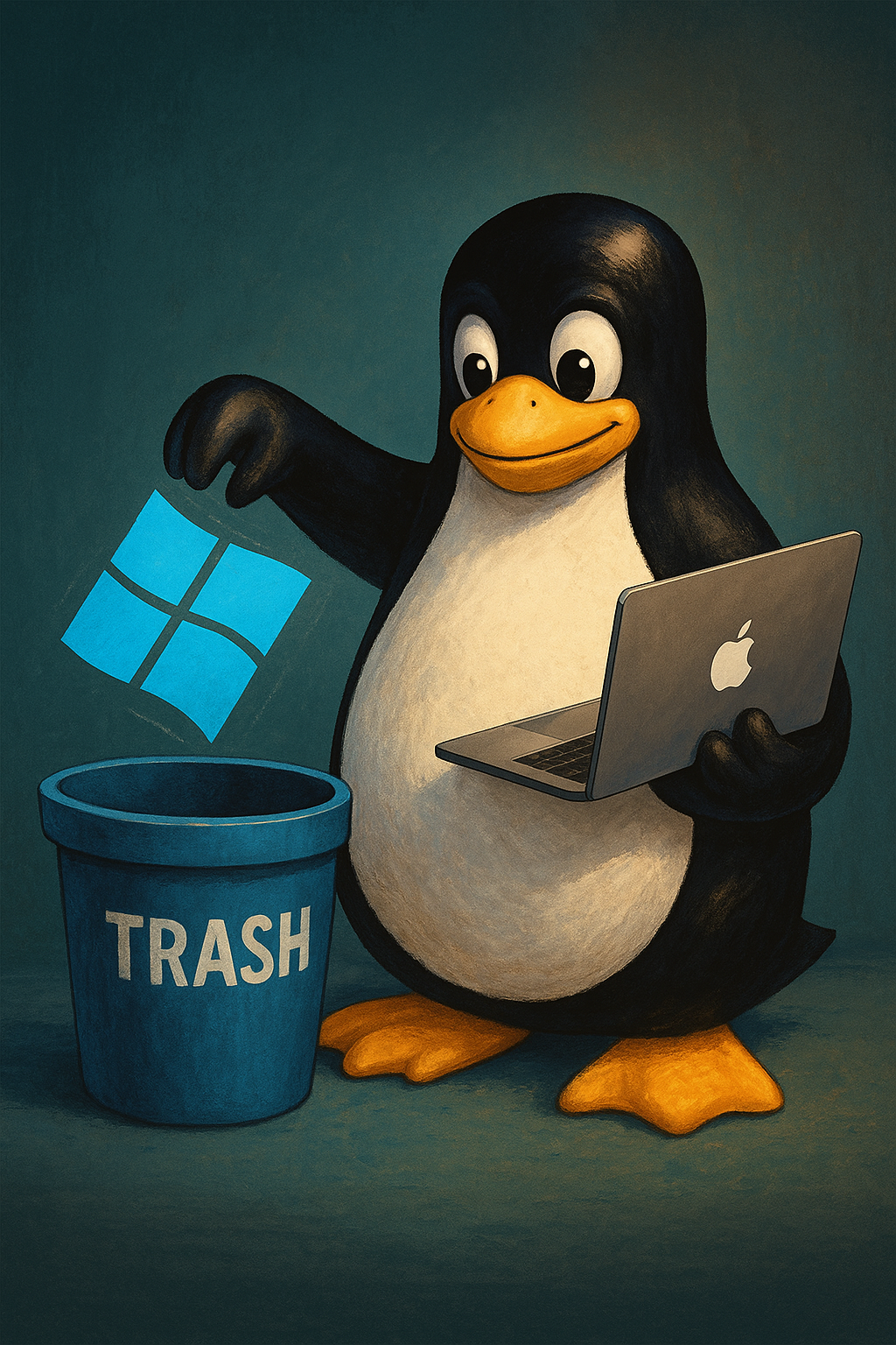 Tux and mac win